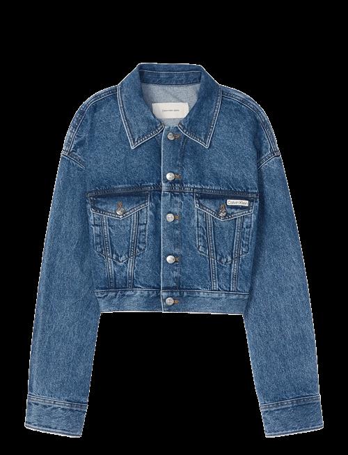 Calvin Klein Jeans | Denim Cropped Trucker Blue Carol | XS