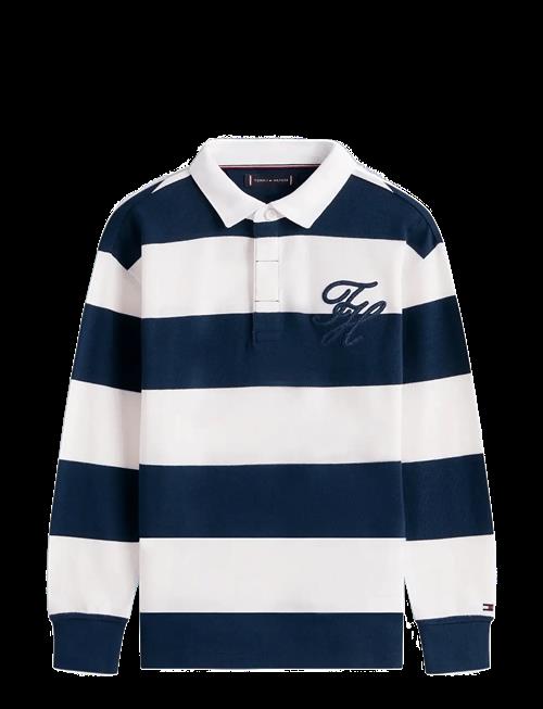 Tommy Hilfiger | Th Script Graphic Rugby Polo Ls | 152