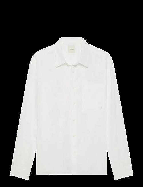 Calvin Klein | Ls Solid Linen Classic Shirt | XL