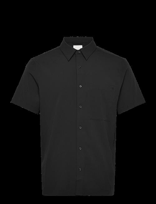 Calvin Klein | Ss Solid Seersucker Classic Shir | XS