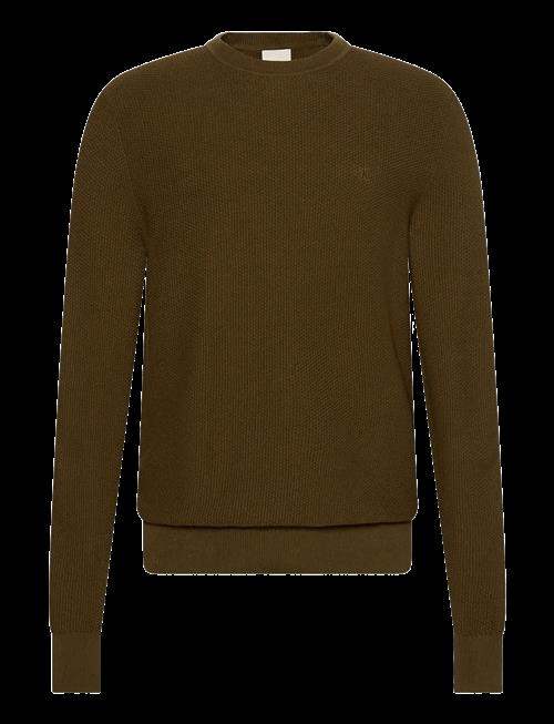 Calvin Klein | Ls Textured Cotton Crewnk Sweate | M