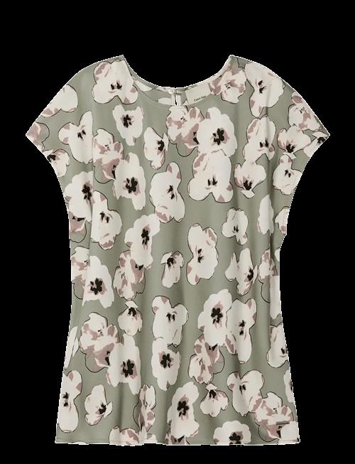 Calvin Klein | Printed Matte Satin Sheath Top | S