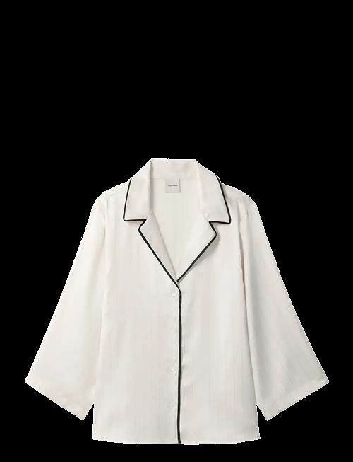 Calvin Klein | Satin Ss Shirt | L