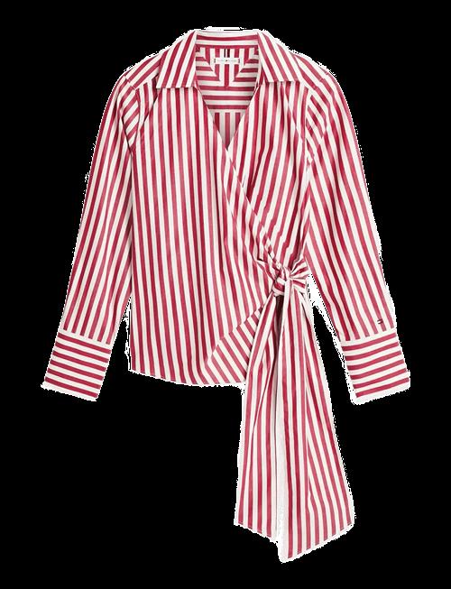Tommy Hilfiger | Poplin Knot Blouse With Ls | 44
