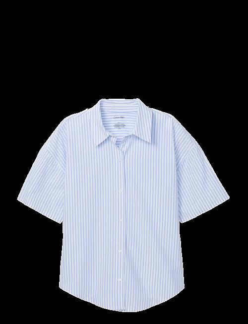 Calvin Klein | Relaxed Poplin Ss Shirt | M