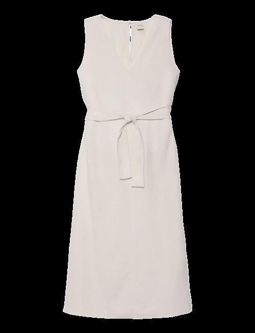 Calvin Klein | Linen V Neck Sleeveless Dress | S
