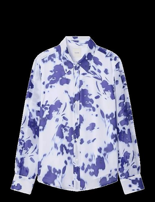 Calvin Klein | Printed Poly Chiffon Relaxed But | S