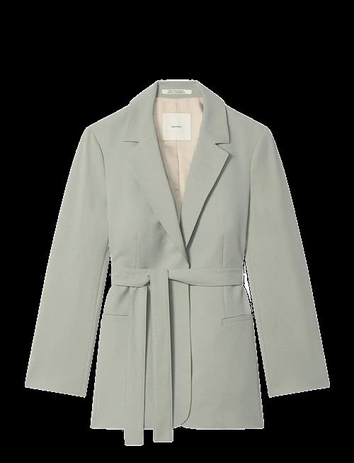 Calvin Klein | Casual Twill Belted Blazer | 34