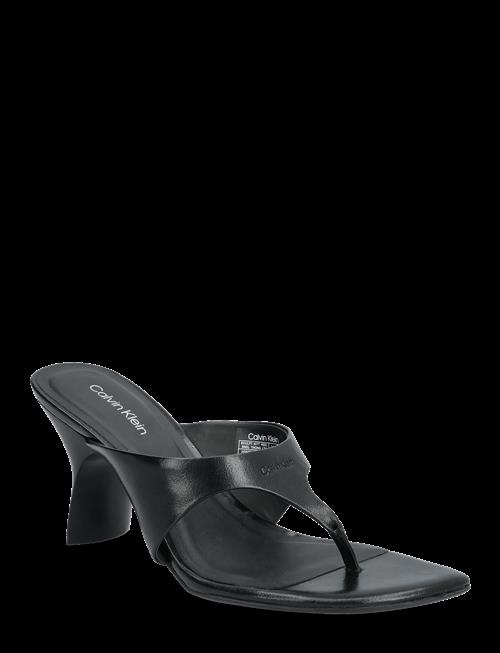 Calvin Klein | Sculpt Kitt Heel Sndl Thong Lth | 40