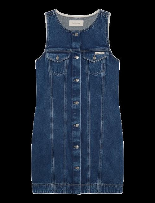 Calvin Klein Jeans | Whs Slvls Mini Trucker Dress Mad | XS