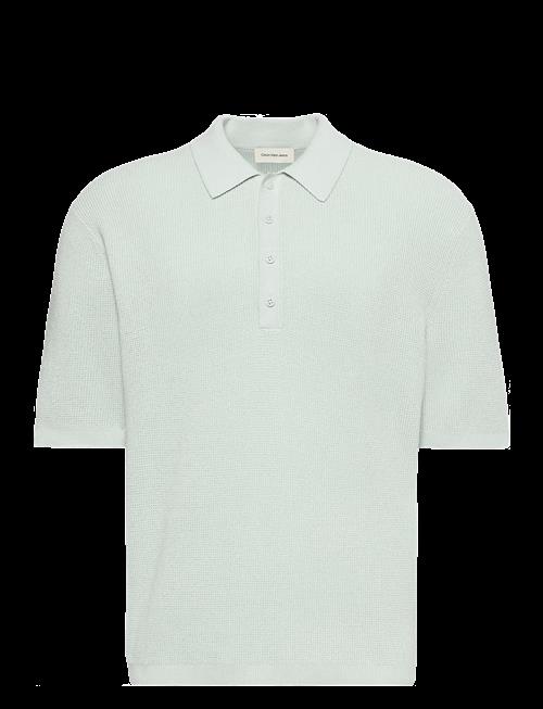 Calvin Klein Jeans | Ss Cttn Waffle Polo Swtr 12Gg | M