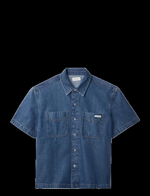 Calvin Klein Jeans | Beckford Blue Short Sleeve Shirt | M