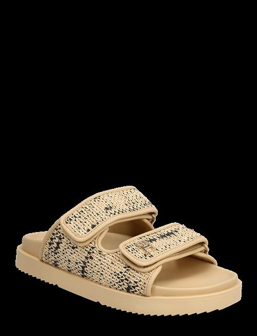 Tommy Hilfiger | Double Strap Raffia Sandal | 39