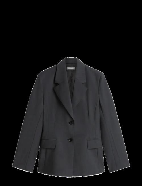 Tommy Hilfiger | Wool Blend Check Waisted Blazer | 42