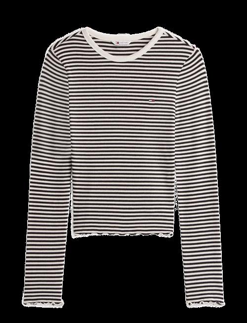 Tommy Jeans | Tjw Slim Sh Lettuce Edge Rib Ls | M
