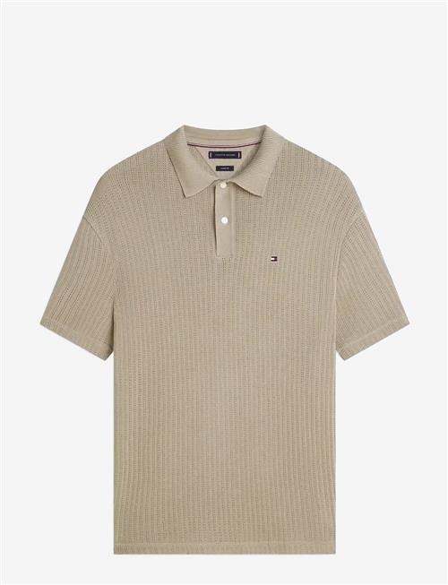 Tommy Hilfiger | Open Knit Relaxed Fit Polo | L