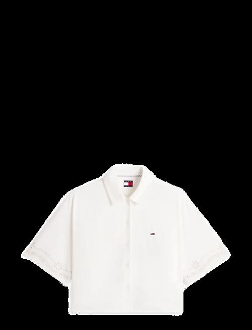 Tommy Jeans | Tjw Broderie Linen Shirt | XL