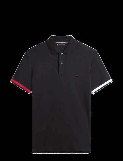 Tommy Hilfiger | Rwb Cuff Liquid Cotton Slim Polo | XXL
