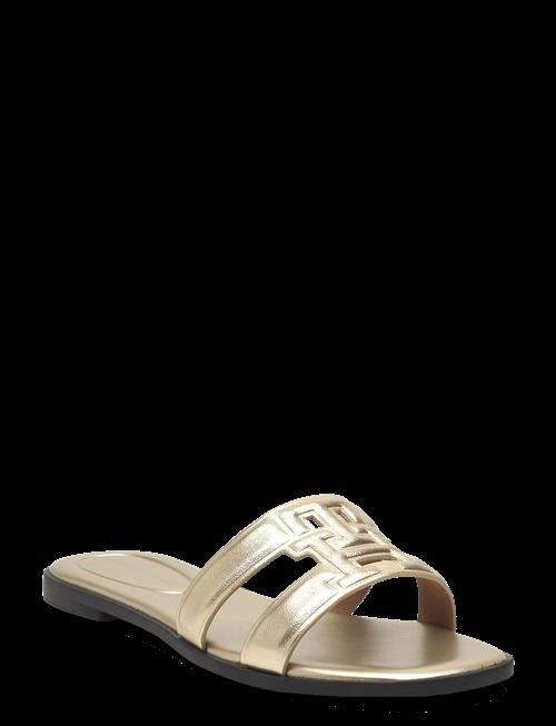 Tommy Hilfiger | Th Logo Strap Mule Gold | 41