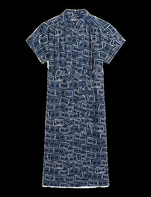 Tommy Hilfiger | Linen Belted Knee Ss Shirt Dress | L