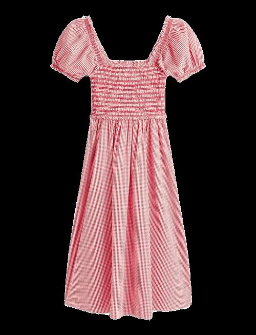 Tommy Hilfiger | Gingham Smock Ss Midi Dress | XL