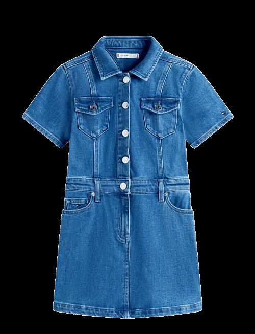 Tommy Hilfiger | Denim Trucker Dress Ss | 152