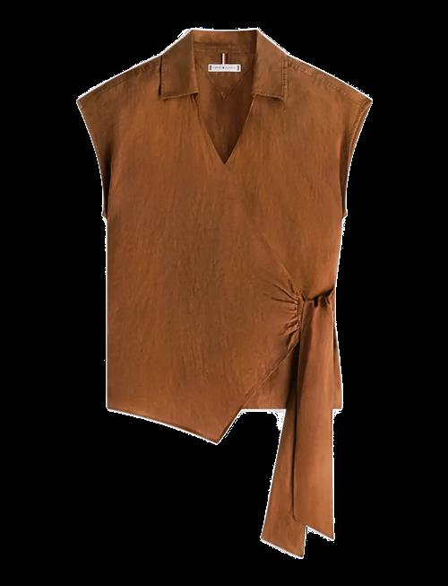 Tommy Hilfiger | Linen Knot Ns Top | 38