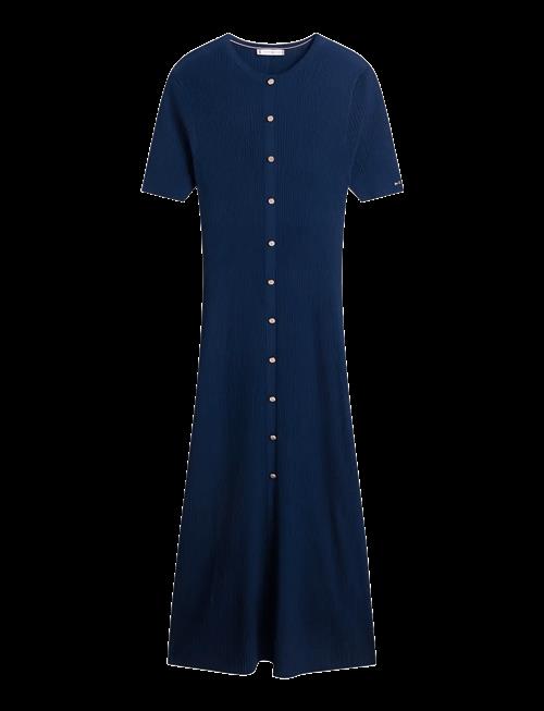 Tommy Hilfiger | Rayon Rib F&F Midi Dress | R/S