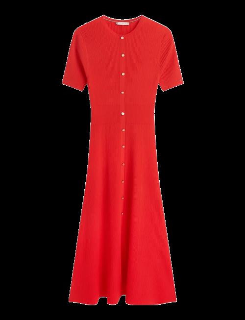 Tommy Hilfiger | Rayon Rib F&F Midi Dress | R/XL