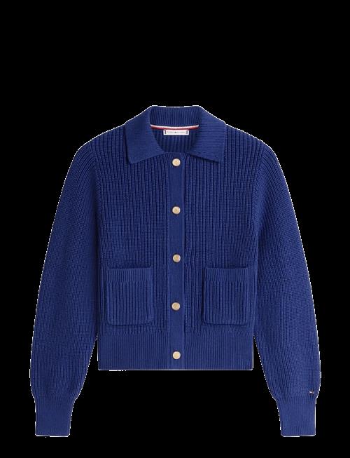 Tommy Hilfiger | Gold Btn Utility Ls Polo Cardi | L