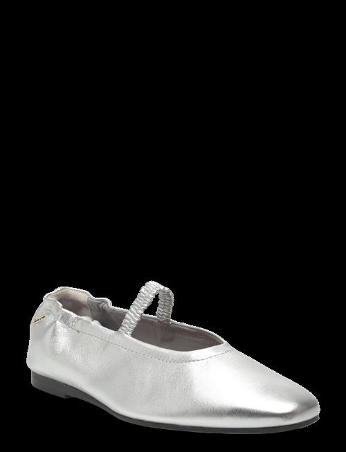 Tommy Hilfiger | Silver Lth Ellastic Ballerina | 38