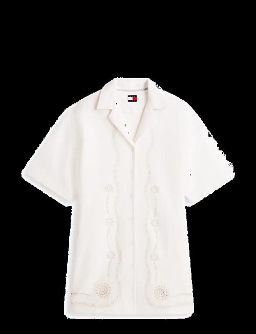 Tommy Jeans | Tjw Linnen Broderie Shirt Dress | S
