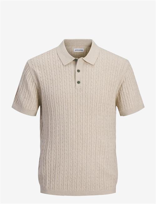 Jack & Jones | Jjeemil Knit Cable Polo Ss Ln | L