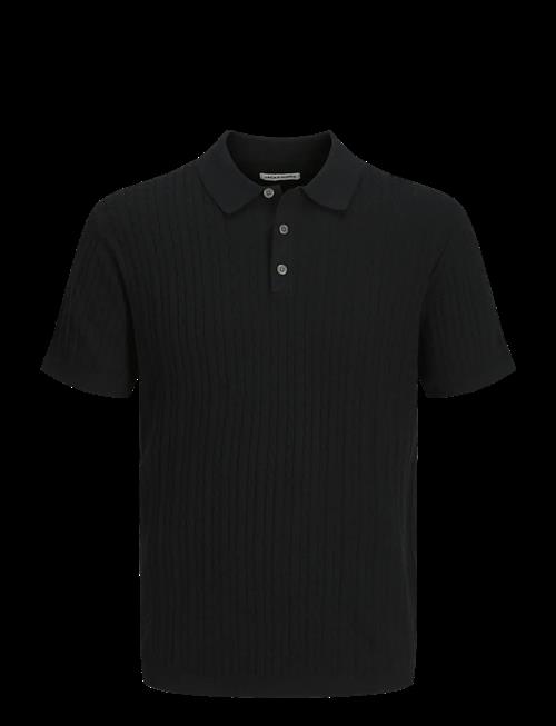 Jack & Jones | Jjeemil Knit Cable Polo Ss Ln | XL