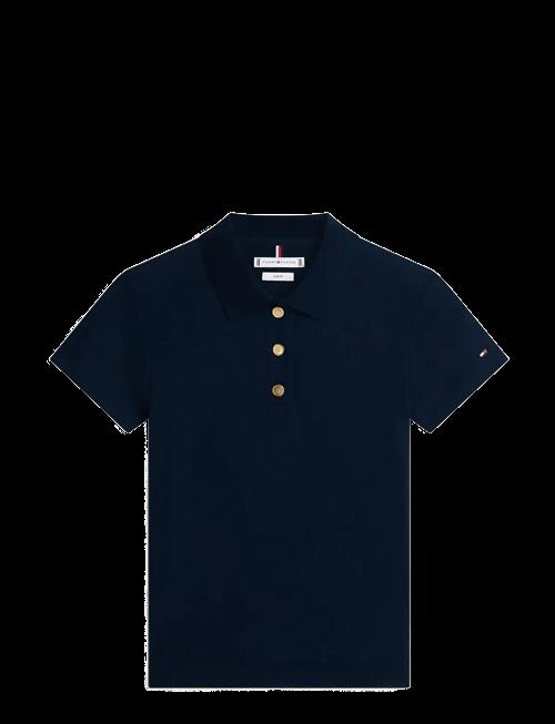 Tommy Hilfiger | Gold Button Slim Ss Polo | M