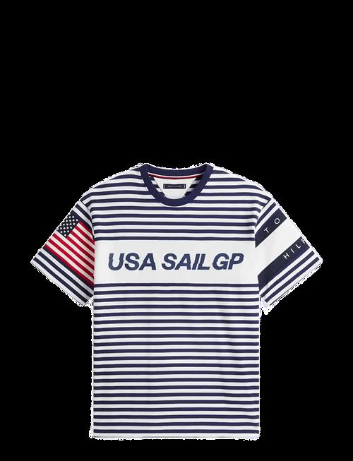 Tommy Hilfiger | Us Sailgp Marine Stripe Tee | XL