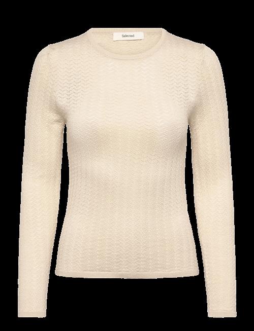 Selected | Slfnaja Tight Ls Knit O-Neck | M