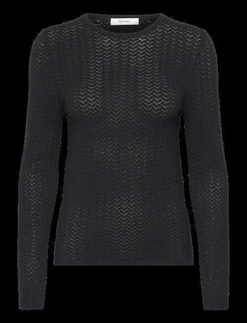Selected | Slfnaja Tight Ls Knit O-Neck | XS