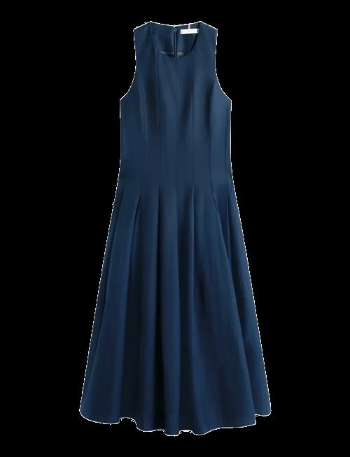 Tommy Hilfiger | Linen Blend Hourglass Midi Drs | 42