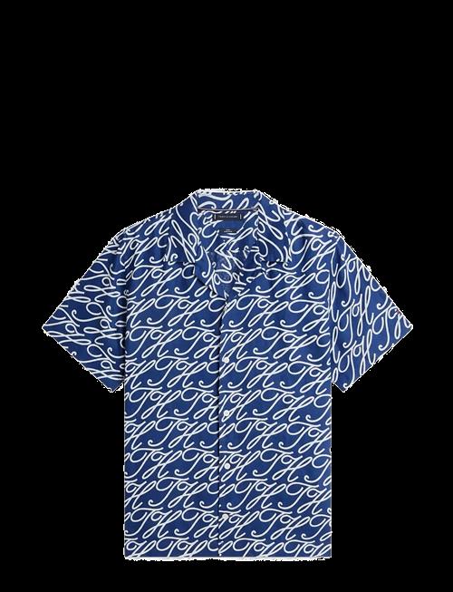 Tommy Hilfiger | Linen Camp Collar Sslv Swimshop | S