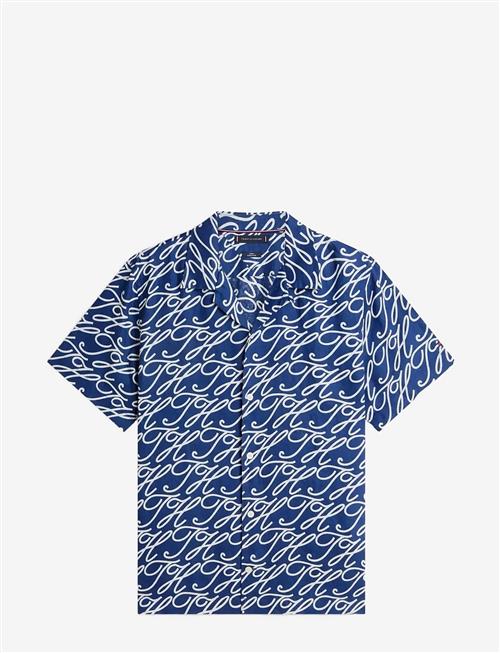 Tommy Hilfiger | Linen Camp Collar Sslv Swimshop | XL