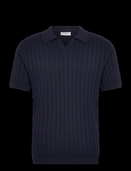 Lindbergh | Knitted S/S V-Neck Polo | M