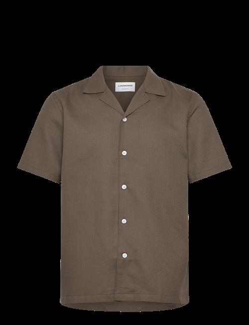 Lindbergh | Solid Dobby Cotton Shirt S/S | S