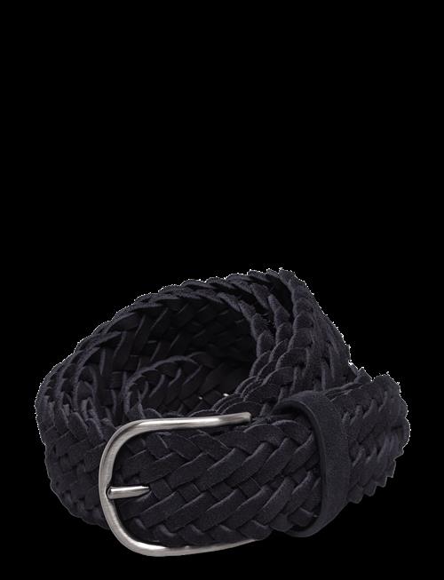 Anderson's | Suede Woven Belt Dark Brown - 3,5 | 90