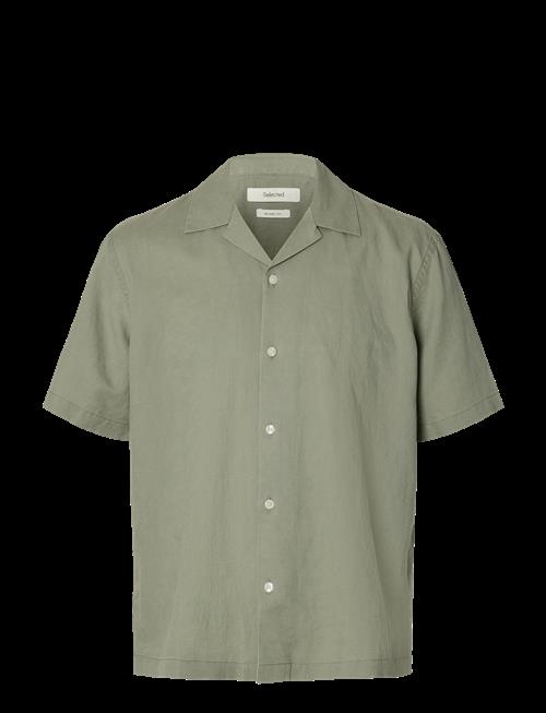Selected | Slmrlxclay Linenblend Ss Shirt Res Noos | M