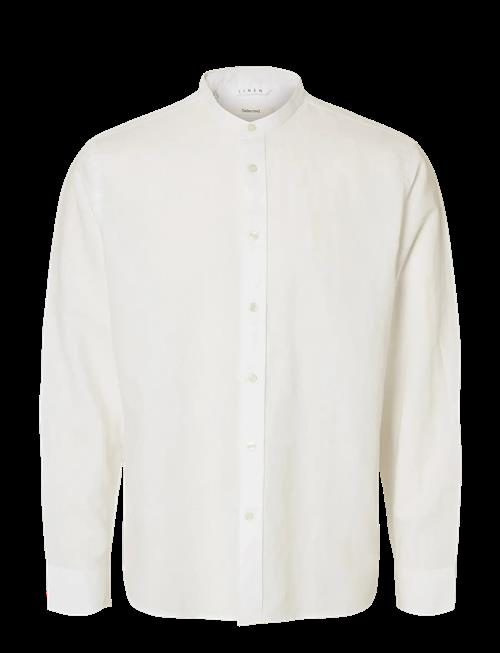 Selected | Slmregclay Linenblend Ls Shirt Band Noos | L