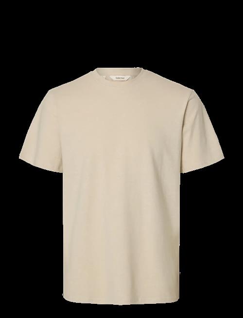 Selected | Slhadam Linen Blend Ss Tee Noos | XL