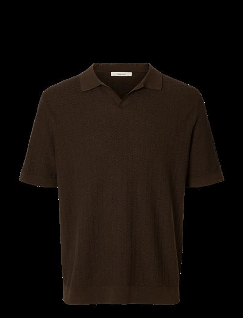 Selected | Slhmattis Ss Linen Blend Struc Polo Noos | XXL