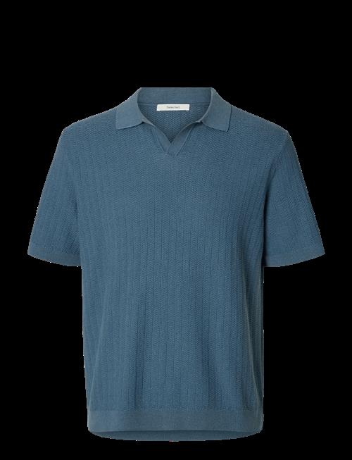 Selected | Slhmattis Ss Linen Blend Struc Polo Noos | XXL