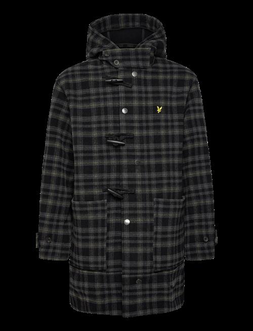 Lyle & Scott | Modular Tartan Duffle Coat | XL